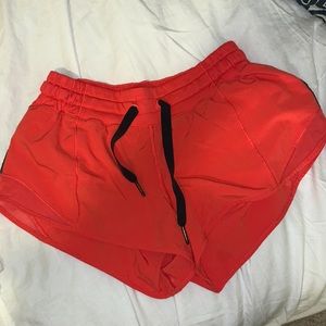 Lululemon Orange Shorts